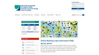 Online Banking Login Information FAQs | Jacksonville Savings