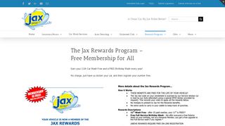 Jax Kar Wash Rewards Program