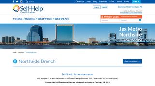 Jax Metro at Northside in Jacksonville, Florida | Self-Help Credit Union