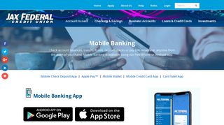 Mobile Banking • Jax Federal Credit Union