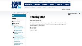 John Jay College - The Jay Stop