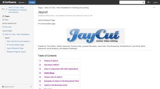 Jaycut - Confluence Mobile - Confluence