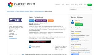Jayex Technology Reviews - London | Practice Index