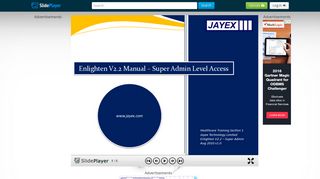 Enlighten V2.2 Manual – Super Admin Level Access Healthcare ...