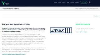 Jayex Healthcare Solutions | Vision