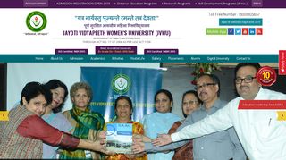 Jayoti Vidyapeeth Women's University, JVWU, University in Rajasthan ...