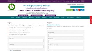 Apply Now for Admission - Jayoti Vidyapeeth Women's University ...
