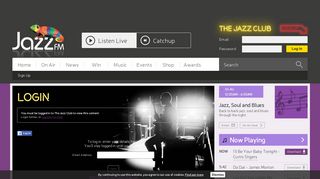 Login - Jazz FM