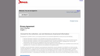 Privacy Agreement