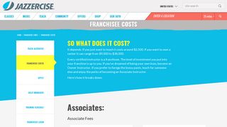Jazzercise Franchise Cost | Fitness Franchise Info | Jazzercise