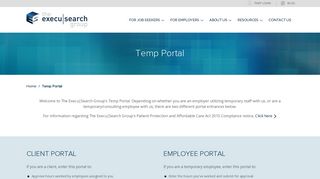 Temp Portal - Execu|Search