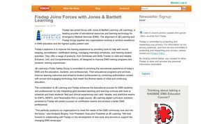 Fisdap Joins Forces with Jones & Bartlett Learning