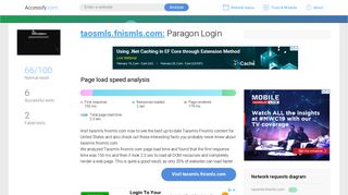Access taosmls.fnismls.com. Paragon Login