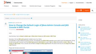 How to Change the Default Login of JBoss Admin Console and JMX ...