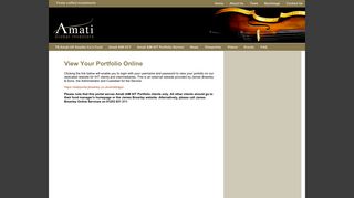 View Your Portfolio Online - AMATI GLOBAL INVESTORS - Finely ...