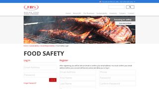 Food Safety - JBS USA