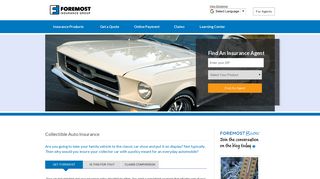 Collectible Auto - Collector Car Insurance | Foremost Insurance Group