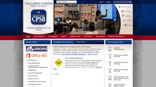 Calcasieu Parish Public Schools / Homepage