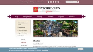Education | Official Natchitoches Travel Information
