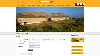 My JCB Login - JCB India