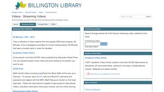Streaming Videos - Videos - Research Guides at Johnson County ...