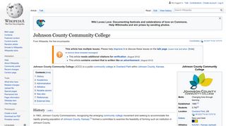 Johnson County Community College - Wikipedia