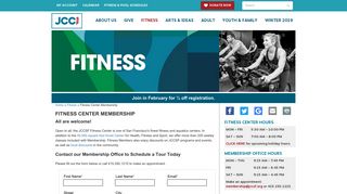 JCCSF - Fitness Center Membership