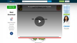 DD FORM 2767 Mr. Arthur James. - ppt video online download