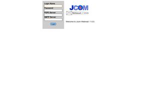 Jcom Webmail / 1.0.0 Login