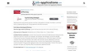 JCPenney Application, Jobs & Careers Online - Job-Applications.com