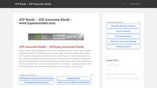 JCP Kiosk - JCP Associate Kiosk - www.jcpassociates.com