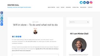 Wifi in store – To do and what not to do | Minter Dial