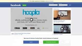 Johnson County Public Library (Indiana) - Hoopla at JCPL | Facebook