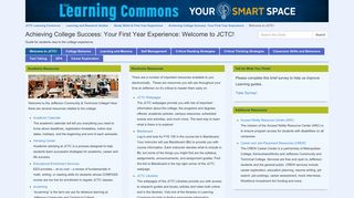 Welcome to JCTC! - Achieving College Success: Your First Year ...