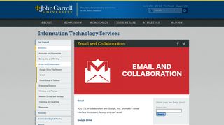 Email and Collaboration – Information Technology Services