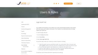 Login Audit Trail – JCurve Solutions