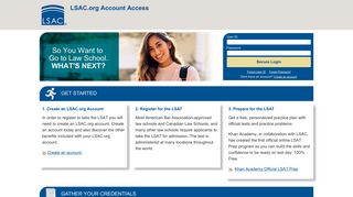 LSAC.org Account Access | Law School Admission Council