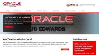 JD Edwards ERP - One View for Payroll