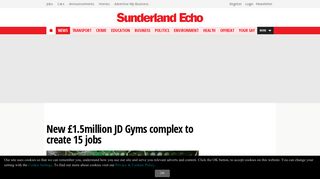 New £1.5million JD Gyms complex to create 15 jobs - Sunderland Echo