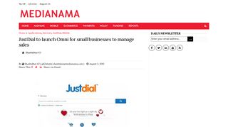 JustDial to launch Omni for small businesses to manage sales ...