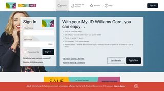 JD Williams Card - Manage your account - Comenity