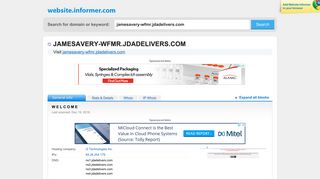 jamesavery-wfmr.jdadelivers.com at WI ... - Website Informer