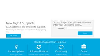 Forget Password | JDA Software