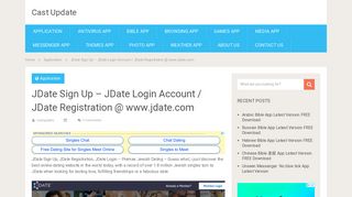 JDate Sign Up - JDate Login Account / JDate Registration @ jdate.com