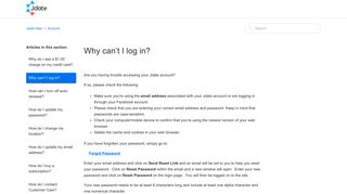 Why can't I log in? – Jdate Help