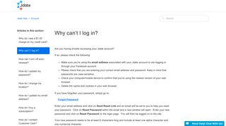 Why can't I log in? – Jdate Help