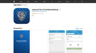 Jeanne D'Arc CU Mobile Banking on the App Store - iTunes - Apple