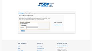 Login to Your JDRF Account - JDRF