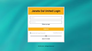 || JDU || LOGIN - Janata Dal United