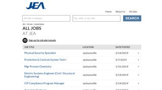 ALL JOBS AT JEA - Jobs.net